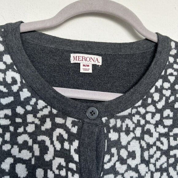 Cardigan Sweater MEDIUM Button - Picture 8 of 15